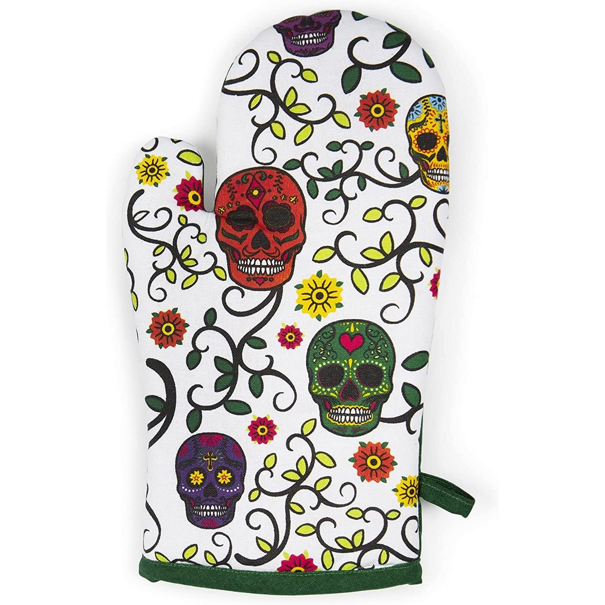 Guanto da forno Calavera trapuntato cotone Excelsa